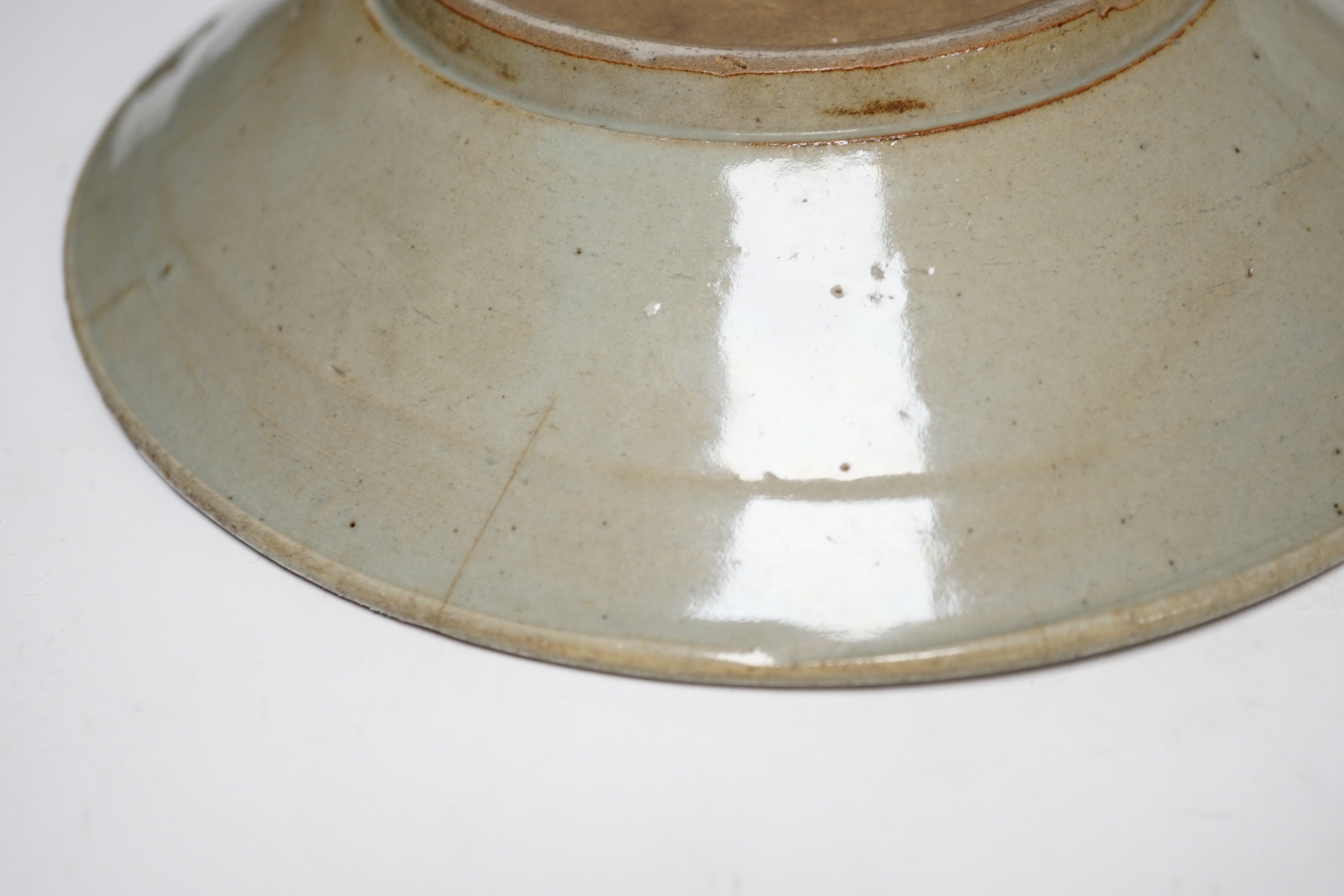 A Chinese Export bowl and three others, export bowl 11cm high